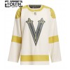 Vegas Golden Knights Hockeydrakt Custom 2023-24 Cream Winter Classic Adidas Authentic - Barn